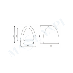 Bocchi Etna Asma Klozet - Mat Mint Yeşil Set (Kapak Dahil ) + Gömme Rezervuar Seti - 3