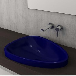 Bocchi Etna Tezgah Üstü Lavabo 58 cm Safir Mavi 1112-010-0125 - 2