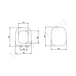 Bocchi Fenice Rimless Asma Klozet - Mat Beyaz Set (Kapak Dahil ) + Gömme Rezervuar Seti - 3