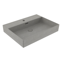 Bocchi Milano 60 cm Çanak Lavabo Mat Beton - 1