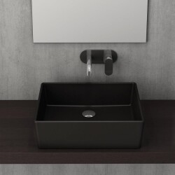 Bocchi Milano Çanak Lavabo 50 cm Mat Siyah 1215-004-0125 - 2