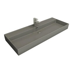 Bocchi Milano Etajerli Lavabo 120 cm Mat Gri 1394-006-0126 - 1