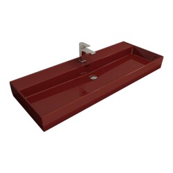 Bocchi Milano Etajerli Lavabo 120 cm Parlak Kırmızı 1394-019-0126 - 1