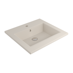 Bocchi Milano Etajerli Lavabo 50 cm Mat Yasemin - 1