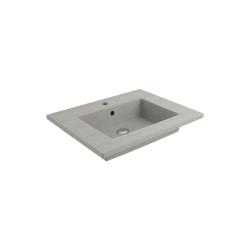 Bocchi Milano Etajerli Lavabo 60 cm Mat Beton - 1