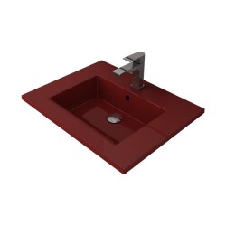 Bocchi Milano Etajerli Lavabo 60 cm Parlak Kırmızı 1161-019-0126 - 1