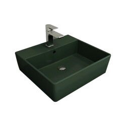 Bocchi Milano Lavabo 50 cm Mat Yeşil 1216-027-0126 - 1