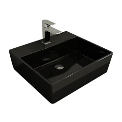 Bocchi Milano Lavabo 50 cm Parlak Siyah 1216-005-0126 - 3