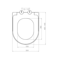 Bocchi Pure S Klozet Kapağı Mat Beton - 2