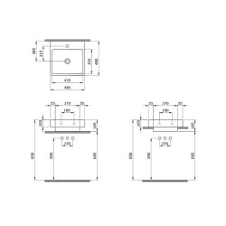 Bocchi Scala Tezgah Üstü Lavabo 48 cm Mat Somon 1076-032-0126 - 2