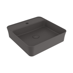 Bocchi Slim Line Kare Lavabo 45x45 cm Mat Antrasit - 1