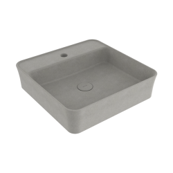 Bocchi Slim Line Kare Lavabo 45x45 cm Mat Beton - 1