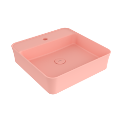 Bocchi Slim Line Kare Lavabo 45x45 cm Mat Somon - 1