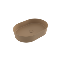 Bocchi Slim Line Oval Lavabo 55x38 cm Mat Kaşmir - 1