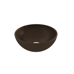 Bocchi Slim Line Vessel Yuvarlak Mini Lavabo 26 cm Mat Bronz - 1