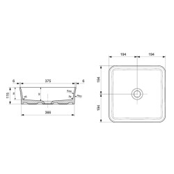 Bocchi Sottile Slim Line Çanak Lavabo 38 Cm Mat Kaşmir 1477-011-0125 - 2