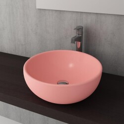 Bocchi Venezia Çanak Lavabo 45 cm Mat Somon 1119-032-0125 - 3