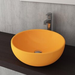 Bocchi Venezia Çanak Lavabo 45 cm Parlak Mandalina Sarısı 1119-021-0125 - 2