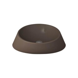 Bocchi Venezia Çanak Lavabo 56 cm Mat Kahverengi 1010-025-0125 - 1