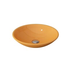 Bocchi Venezia Çanak Lavabo Parlak Mandalina Sarısı 40 cm 1120-021-0125 - 1