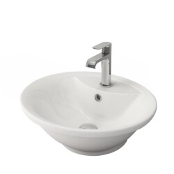 Bocchi Verona Tezgah Altı Lavabo 50 cm Parlak Beyaz 1046-061-0136 - 1