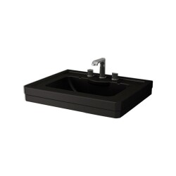 Bocchi Verona Üç Armatür Delikli Lavabo 71 cm Mat Siyah 1040-004-0127 - 1