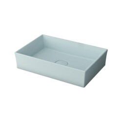 Bocchi Vessel Çanak Lavabo 56 cm Mat Buz Mavi 1172-029-0125 - 1