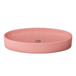 Bocchi Vessel Elips Çanak Lavabo 85 Cm Mat Somon 1014-032-0125 - 1