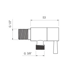 Bocchi Yuvarlak Ara Musluk Krom 6160 0001 - 2