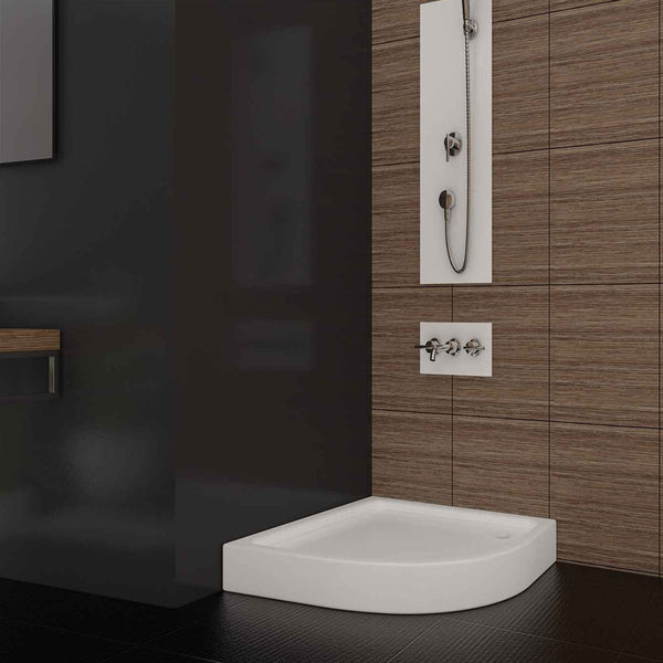 100x100x12 Oval Monoblok Duş Teknesi