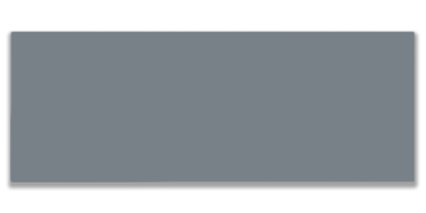 Art Mosaic Flat 10x30 / 4”x12” Grey Matt Duvar Karosu