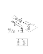 Grohe Lineare İki Delikli Lavabo Bataryası  M- Boyut - 19409AL1