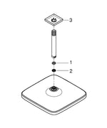 Grohe Tempesta 250  Cube Tepe Duşu Seti 142 Mm, Tek Akışlı - 266882430