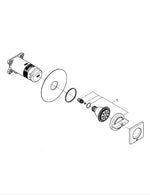 Grohe Rainshower  Aqua Body Spray Cube 2 Spray - 26802000