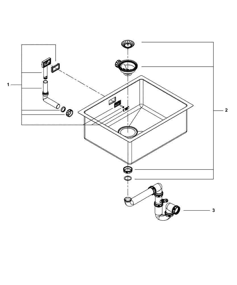 Grohe K700 U Paslanmaz Çelik Eviye - 31574SD1