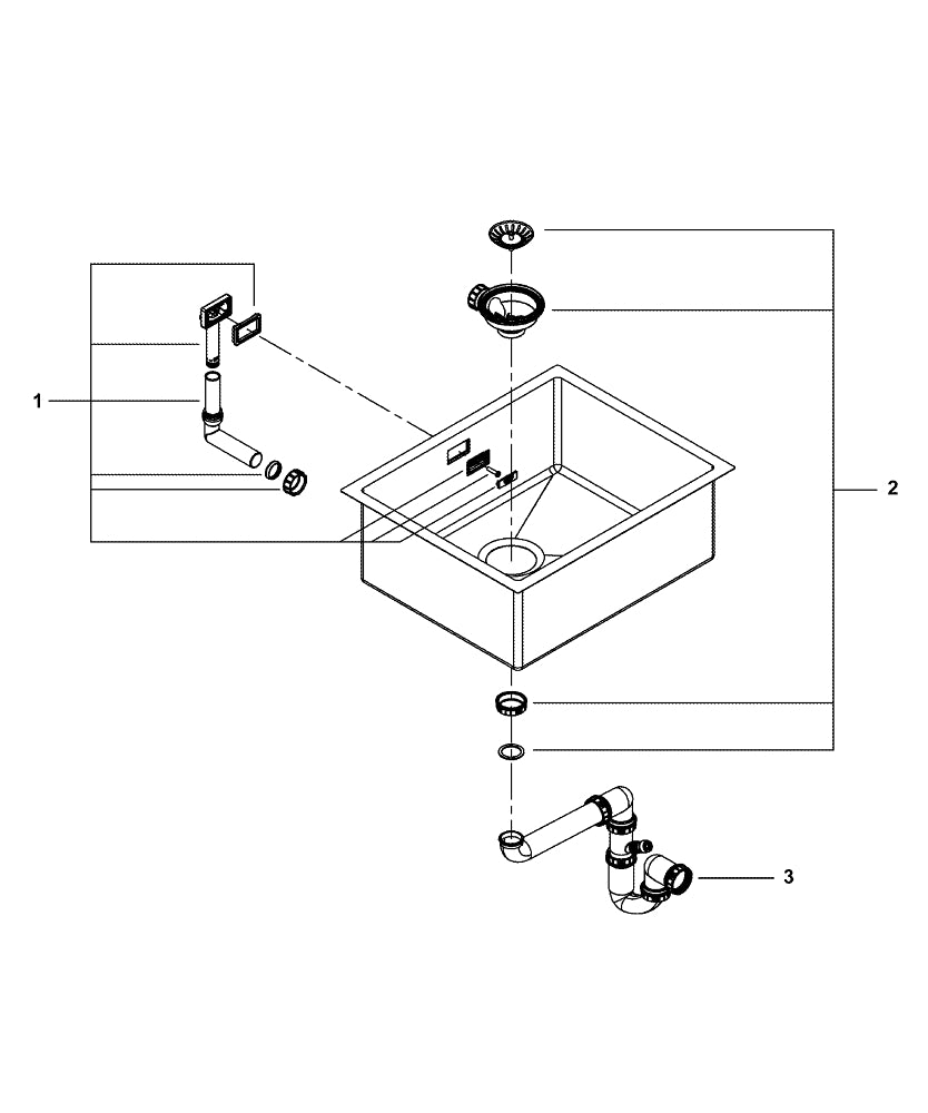 Grohe K700 Paslanmaz Çelik Eviye - 31726SD0