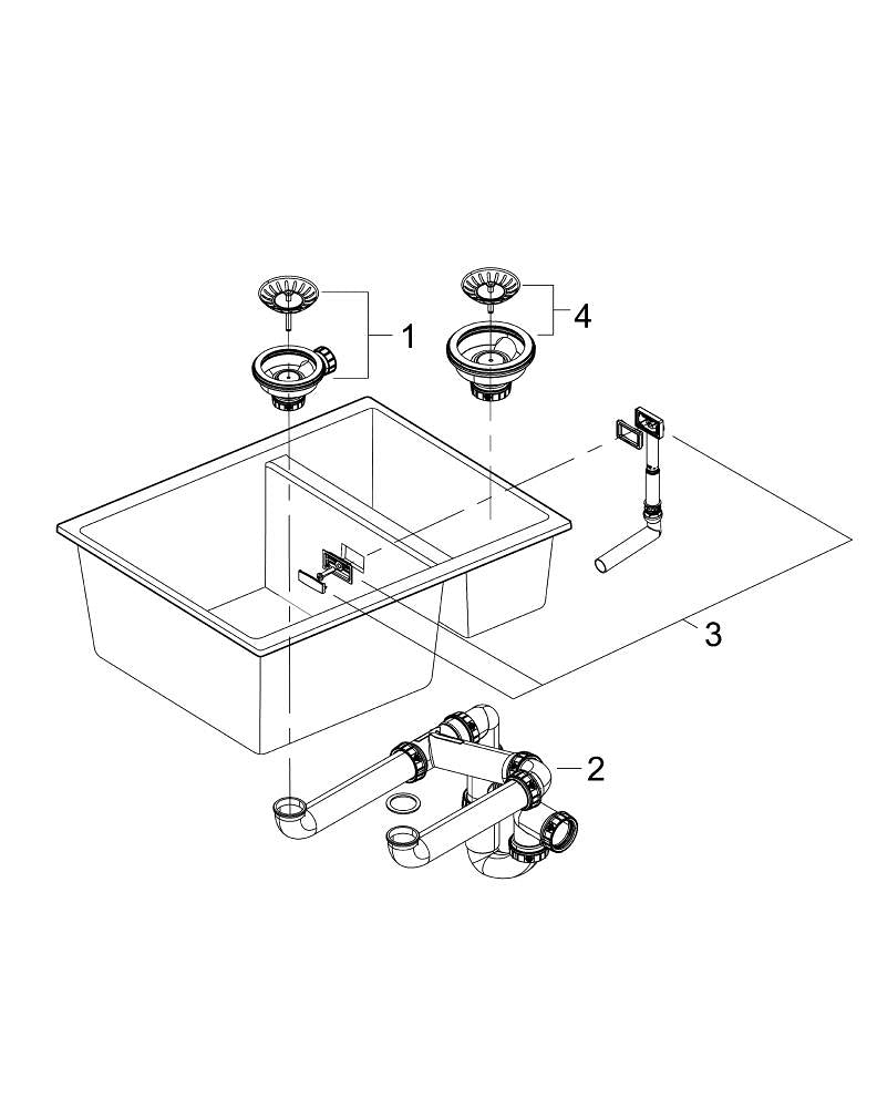 Grohe K500Kompozit Eviye - 31648AP0