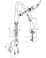 Grohe Zedra Tek Kumandalı Eviye Bataryası - 32294DC2