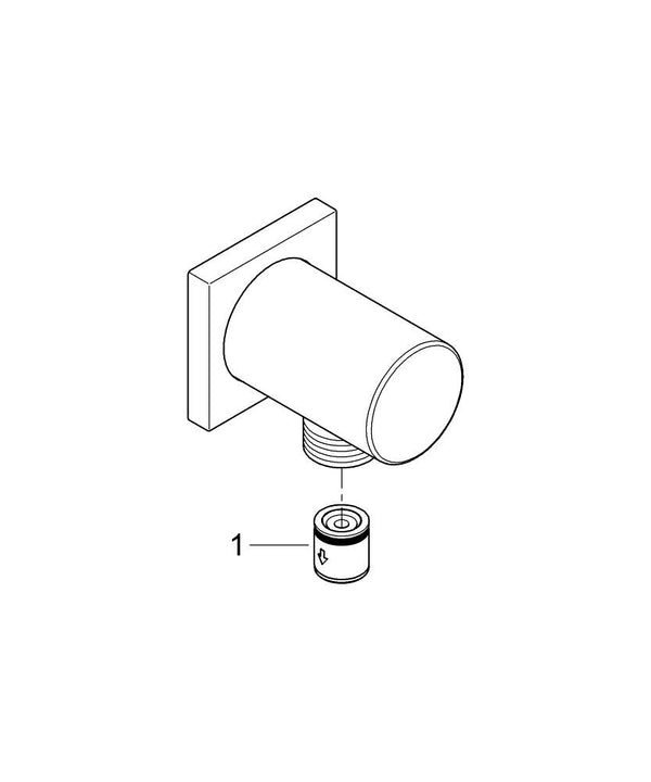 Grohe Rainshower Duş Çıkış Dirseği 1/2″ - 27076000