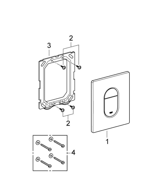 Grohe Arena  Cosmopolitan Kumanda Paneli - 38844000