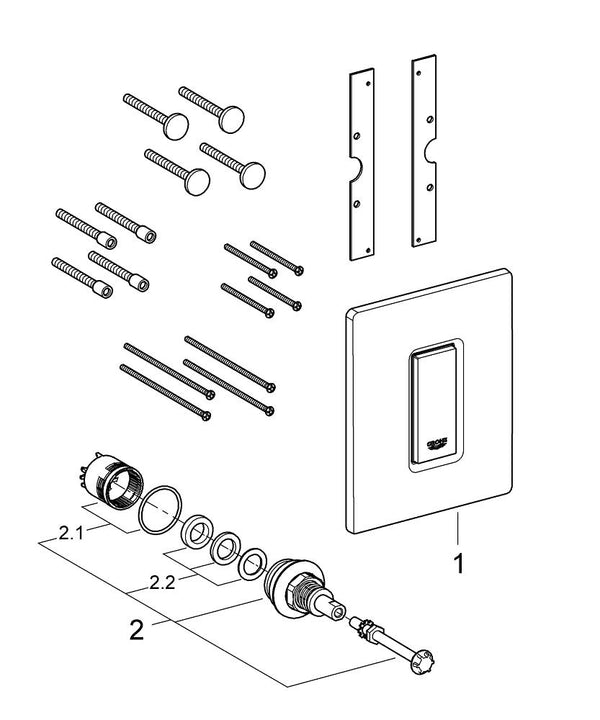 Grohe Skate  Cosmopolitan Kumanda Paneli - 38846KS0