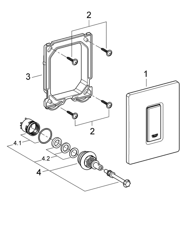 Grohe Skate  Cosmopolitan Kumanda Paneli - 38784000