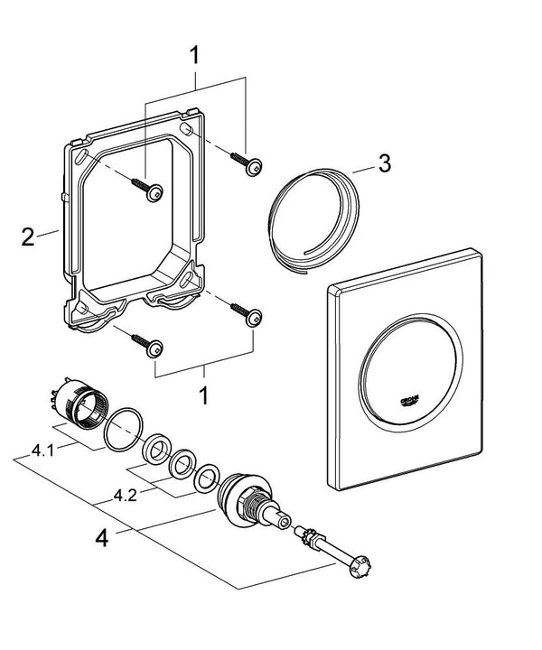 Grohe Nova  Cosmopolitan Kumanda Paneli - 38804000