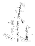 Grohe Concetto Tek Kumandalı Lavabo Bataryası  M- Boyut - 23450001