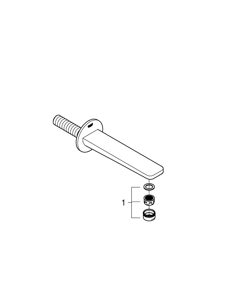 Grohe Lineare Çıkış Ucu - 13383001