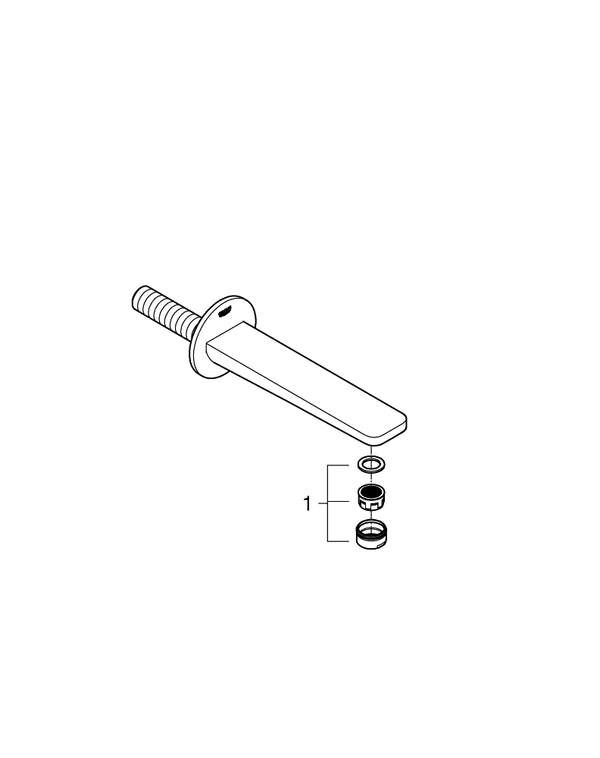 Grohe Lineare Çıkış Ucu - 13383001