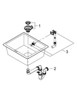 Grohe K700 Ukompozit Eviye - 31654AP0