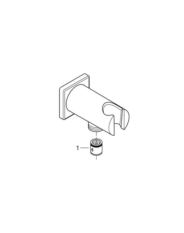 Grohe Rainshower Shower Outlet Elbow 1/2″ With Holder - 26659000