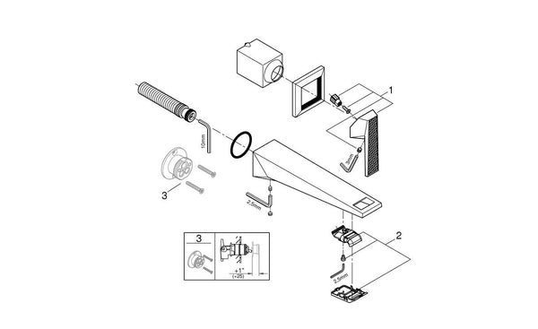 Grohe Allure  Brilliant  Private  Collection İki Delikli Lavabo Bataryası  M- Boyut - 29517AL0