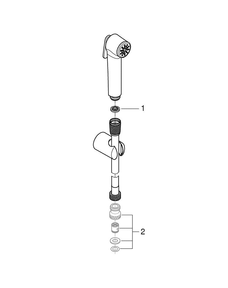 Grohe Tempesta- F  Trigger  Spray 30 Duş Seti - 27513GN1